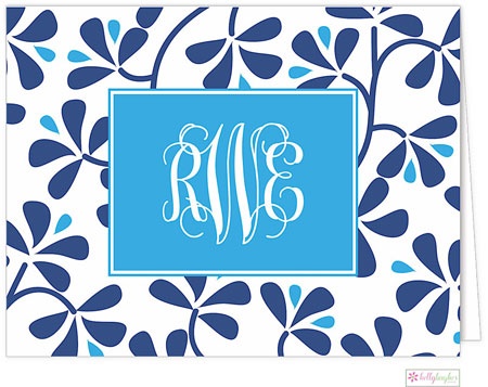 Stationery/Thank You Notes by Kelly Hughes Designs (Blue China)