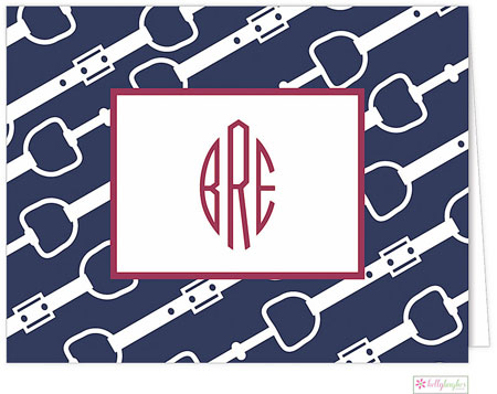 Stationery/Thank You Notes by Kelly Hughes Designs (Horse Bit Navy) Stationery/Thank You Notes by Kelly Hughes Designs (Horse Bit Navy)