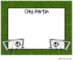 Personalized Stationery/Thank You Notes by Little Lamb Design - Soccer Field