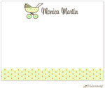 Personalized Stationery/Thank You Notes by Little Lamb Design - Stroller