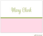 Personalized Stationery/Thank You Notes by Little Lamb Design - Pink Lace