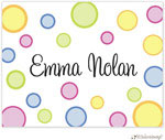 Personalized Stationery/Thank You Notes by Little Lamb Design - Two-toned Dots