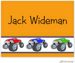 Personalized Stationery/Thank You Notes by Little Lamb Design - Monster Trucks