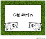Personalized Stationery/Thank You Notes by Little Lamb Design - Soccer Field