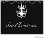 Personalized Stationery/Thank You Notes by Little Lamb Design - Chandelier