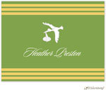 Personalized Stationery/Thank You Notes by Little Lamb Design - Green Stork
