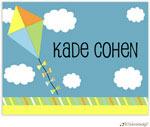 Personalized Stationery/Thank You Notes by Little Lamb Design - Flying Kite Boy