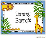 Personalized Stationery/Thank You Notes by Little Lamb Design - Jungle Animals Boy