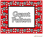 Personalized Stationery/Thank You Notes by Little Lamb Design - Skull and Crossbones