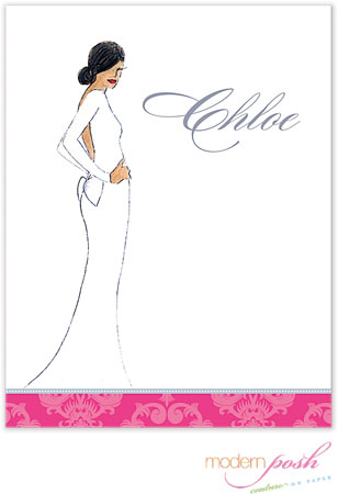 Personalized Stationery/Thank You Notes by Modern Posh - Diva - Multi-Cultural Wedding Diva