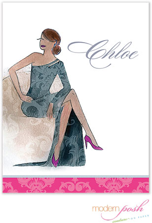 Personalized Stationery/Thank You Notes by Modern Posh - Diva - Multi-Cultural Fabulous Diva