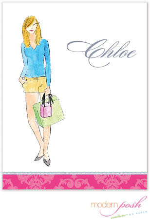 Personalized Stationery/Thank You Notes by Modern Posh - Diva - Blonde Shopping Diva