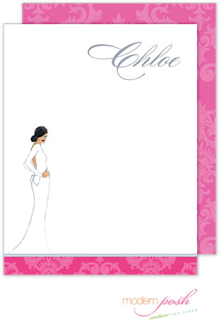 Personalized Stationery/Thank You Notes by Modern Posh - Diva - Multi-Cultural Wedding Diva