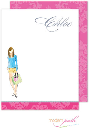 Personalized Stationery/Thank You Notes by Modern Posh - Diva - Brunette Shopping Diva