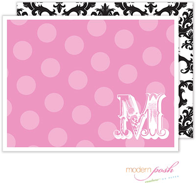 Personalized Stationery/Thank You Notes by Modern Posh - Mod Dot