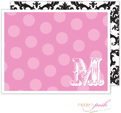 Personalized Stationery/Thank You Notes by Modern Posh - Mod Dot Personalized Stationery/Thank You Notes by Modern Posh - Mod Dot