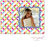 Personalized Stationery/Thank You Notes by Modern Posh - Jewel Posh Digital Photo - Pink & Blue