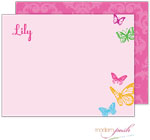 Personalized Stationery/Thank You Notes by Modern Posh - Butterflies