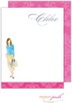 Personalized Stationery/Thank You Notes by Modern Posh - Diva - Brunette Shopping Diva