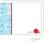 Personalized Stationery/Thank You Notes by Modern Posh - Football