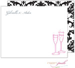 Personalized Stationery/Thank You Notes by Modern Posh - Champagne