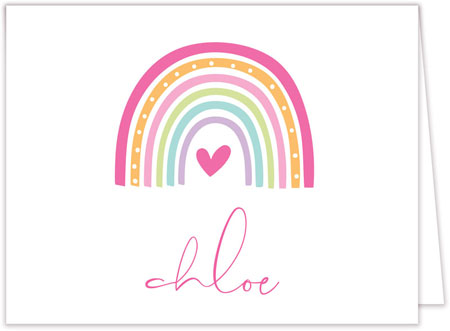 Stationery/Thank You Notes by Modern Posh - Rainbow