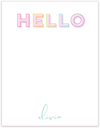Stationery/Thank You Notes by Modern Posh - Big Hello Stationery/Thank You Notes by Modern Posh - Big Hello