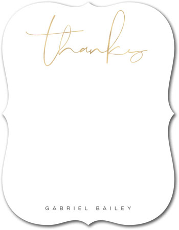 Stationery/Thank You Notes by Modern Posh - Simple Thanks Stationery/Thank You Notes by Modern Posh - Simple Thanks