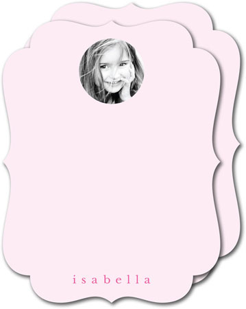 Stationery/Thank You Notes by Modern Posh - Circle Photo Pink Stationery/Thank You Notes by Modern Posh - Circle Photo Pink