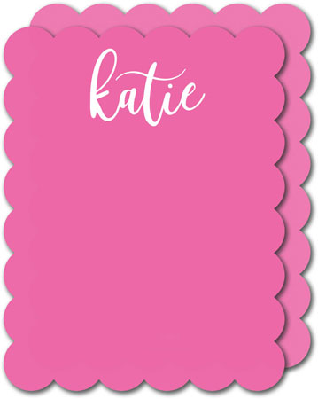 Stationery/Thank You Notes by Modern Posh - Simple Name Pink Stationery/Thank You Notes by Modern Posh - Simple Name Pink