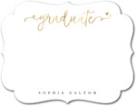 Stationery/Thank You Notes by Modern Posh - Golden Graduate