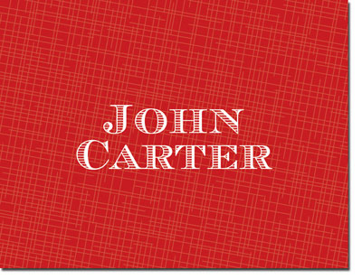 Noteworthy Collections - Stationery (3 Square Red) Noteworthy Collections - Stationery (3 Square Red)