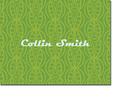 Noteworthy Collections - Stationery (Art Deco Bubbles Green) Noteworthy Collections - Stationery (Art Deco Bubbles Green)