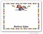 Pen At Hand Stick Figures Stationery - Super Hero