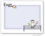 Pen At Hand Stick Figures Stationery - Tennis - Boy