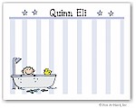 Pen At Hand Stick Figures Stationery - Tub Wallpaper - Boy
