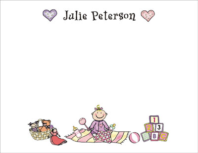 Pen At Hand Stick Figures Stationery - Carpet - Girl Pen At Hand Stick Figures Stationery - Carpet - Girl