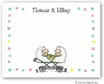 Pen At Hand Stick Figures Stationery - Twin 4 Pen At Hand Stick Figures Stationery - Twin 4