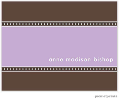 Stationery/Thank You Notes by PicMe Prints - Marquee Grape (Folded) Stationery/Thank You Notes by PicMe Prints - Marquee Grape (Folded)