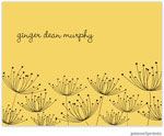 Stationery/Thank You Notes by PicMe Prints - Dandelions Wheat (Folded)