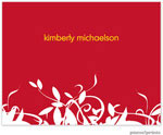 Stationery/Thank You Notes by PicMe Prints - Honeysuckle Poppy (Folded)