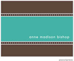 Stationery/Thank You Notes by PicMe Prints - Marquee Turquoise (Folded)