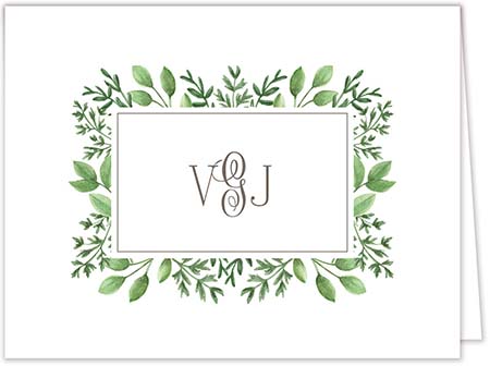 Stationery/Thank You Notes by PicMe Prints - Garden Edge (Folded)