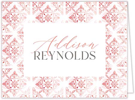 Stationery/Thank You Notes by PicMe Prints - Saltillo Tile (Folded)