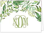Stationery/Thank You Notes by PicMe Prints - Greenery (Folded)