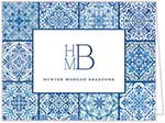 Stationery/Thank You Notes by PicMe Prints - Mediterranean Tiles (Folded)