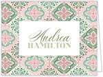 Stationery/Thank You Notes by PicMe Prints - Majolica Tiles (Folded)