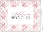 Stationery/Thank You Notes by PicMe Prints - Saltillo Tile (Folded)