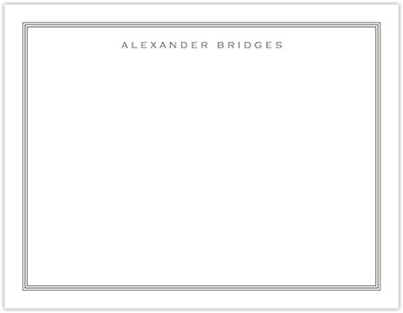 Stationery/Thank You Notes by PicMe Prints (Pinstripes)