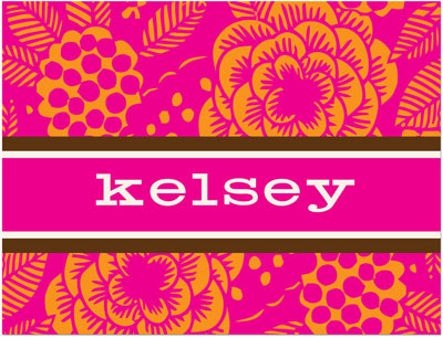 Note Cards/Stationery by Prints Charming - Retro Floral (Folded) Note Cards/Stationery by Prints Charming - Retro Floral (Folded)